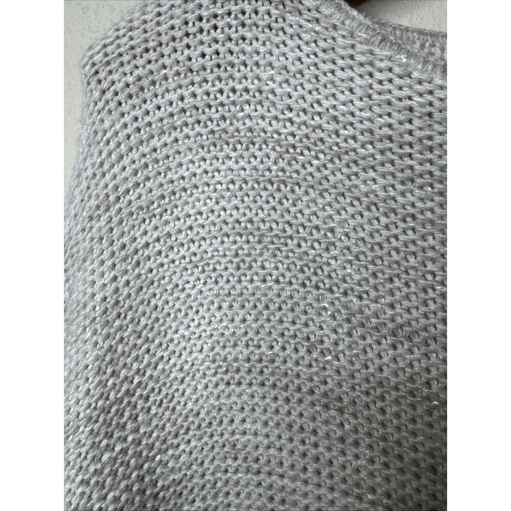 Susina Womens Hi-Low Sweater Size L Oatmeal Beige Long Sleeve Relaxed Pullover - Picture 5 of 10